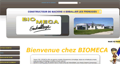 Desktop Screenshot of biomeca-emballage.com